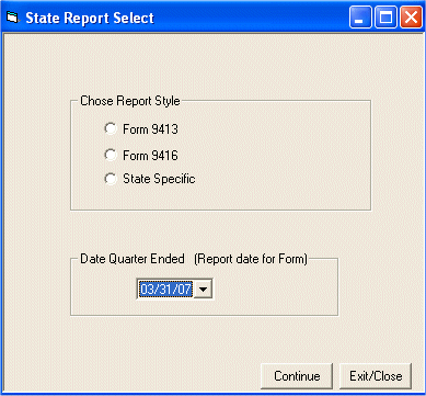  State tax reporting 